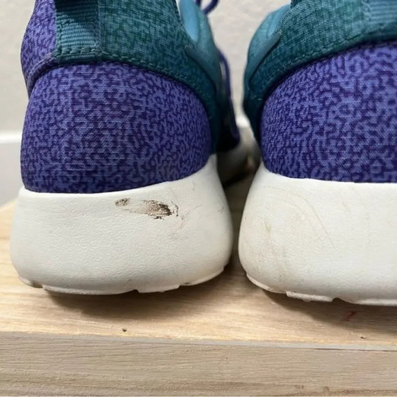Nike Roshe Run Purple & Teal Athletic Sneaker 6.5 - Picture 7 of 7